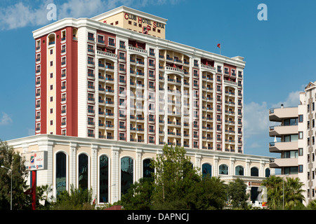 Türkei, Provinz Antalya, Lara, Club Hotel sera, eins der ersten Hôtels suis Lara Strand Banque D'Images