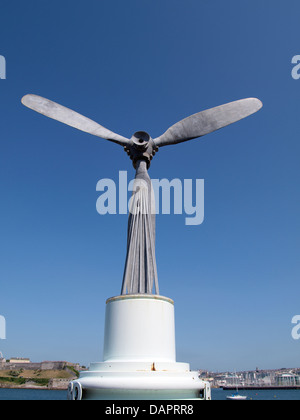 La Royal Air Force Memorial Mount Batten, Plymouth, Devon, UK 2013 Banque D'Images