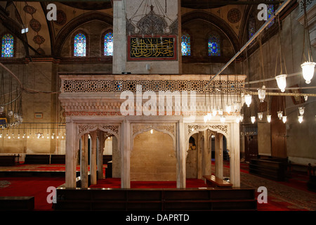 La Turquie, Istanbul, Mémorial de la mosquée du Sultan Bayezid à loge Banque D'Images