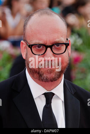 L'acteur Paul Giamatti arrive à la première de "Les ides de mars" au cours de la 68e Festival International du Film de Venise au Palazzo de Cinema à Venise, Italie, 31 août 2011. Photo : Hubert Boesl Banque D'Images