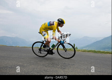 Chorges, France. 17 juillet, 2013. Chris Froome (Sky) en action au cours de l'individu Time-Trial entre Embrun à Chorges. Credit : Action Plus Sport/Alamy Live News Banque D'Images