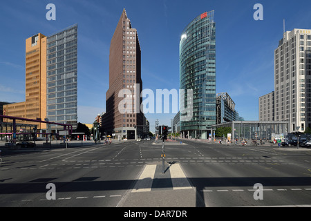 Berlin. L'Allemagne. La Potsdamer Platz. Banque D'Images