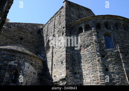 L'architecture romane catalane, Sant Pere de Casserres est un monastère bénédictin Banque D'Images