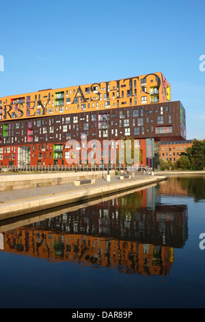 En Angleterre, Manchester, New Islington, développement du logement moderne Banque D'Images