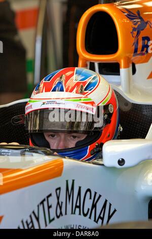 Silverstone, UK. 17 juillet, 2013. Sahara Force India F1 Team Paul di Resta au cours de la Formule Un test des jeunes pilotes à Silverstone. Credit : Action Plus Sport/Alamy Live News Banque D'Images