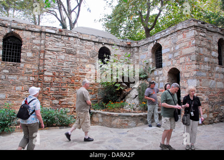 La Maison de la Vierge Marie, un sanctuaire musulman et catholique, sur Mt. Koressos dans les environs d'Ephèse, Turquie Banque D'Images