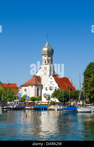 Wasserburg, Lac de Constance, Allemagne Banque D'Images