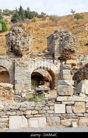 Le site archéologique d'Éphèse, Province d'Izmir, Turquie Banque D'Images