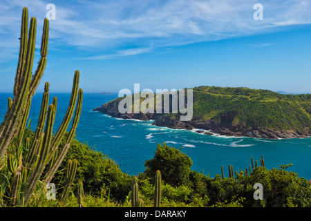 Ponta da Boca da Barra, Buzios, Rio de Janeiro, Brésil Banque D'Images