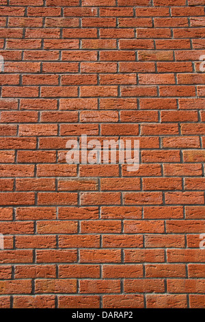 Mur de brique rouge prêt pour un message Banque D'Images