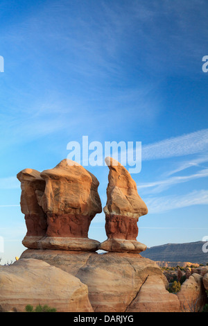 USA, Utah, Grand Staircase - Escalante National Monument, Devil's Garden Hoodos Banque D'Images