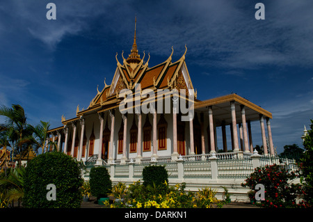 La Pagode d'argent sur les terrains du Palais Royal, Phnom Penh, Cambodge. crédit : Kraig Lieb Banque D'Images