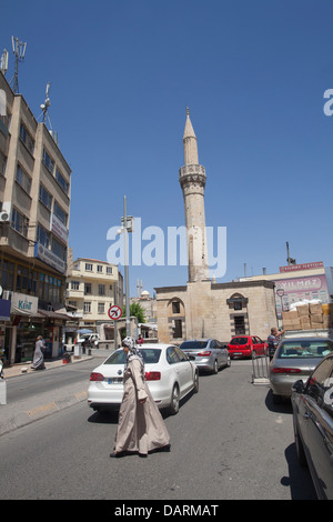 Rues de Gaziantep, le sud-est de la Turquie. Banque D'Images