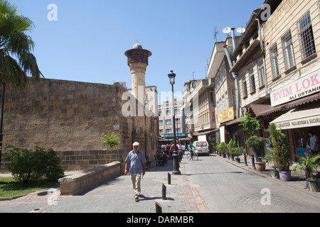 Rues de Gaziantep, le sud-est de la Turquie. Banque D'Images