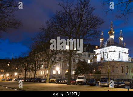 L'Europe, Suisse, Genève, église orthodoxe russe Banque D'Images