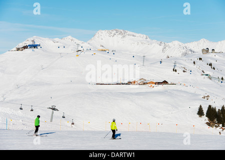 L'Europe, Suisse, Grisons, Arosa ski resort Banque D'Images