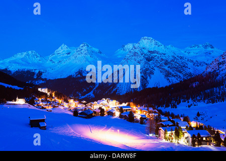 L'Europe, Suisse, Grisons, Arosa Mountain Resort Banque D'Images