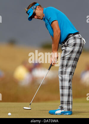 Muirfield, East Lothian, Scotland, UK. 18 juillet 2013. Ian Poulter l'Angleterre l'Open Championship 2013, Muirfield, Ecosse Muirfield, East Lothian, Ecosse 18 juillet 2013 Muirfield 2013 Allstar Crédit : photo library/Alamy Live News Banque D'Images