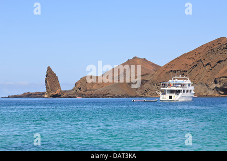 Pinnacle Rock, Bartolome Island, îles Galapagos, Equateur Banque D'Images