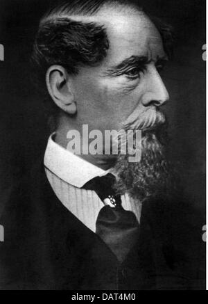 Dickens, Charles, 7.2.1812 - 9.7.1870, auteur/écrivain britannique, portrait, vers 1868, Banque D'Images