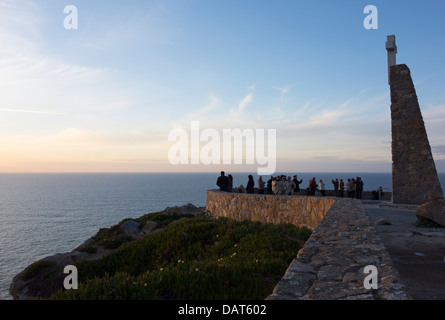 Cabo da Roca, au Portugal - Europe's point le plus Banque D'Images