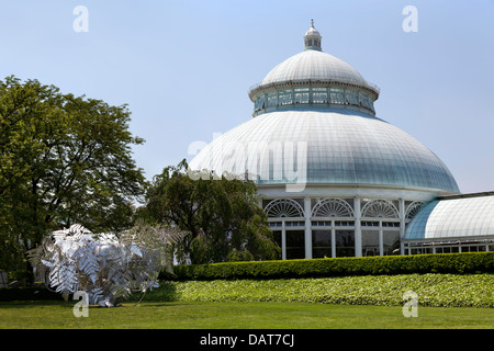 L'Enid A. Haupt conservatoire du jardin botanique dans le Bronx, New York City Banque D'Images