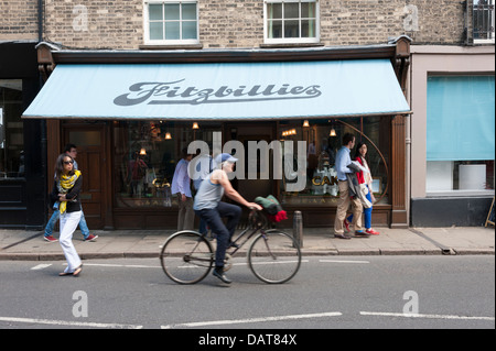 Fitzbillies cafe et les boulangers shop Trumpington Street Cambridge UK Banque D'Images