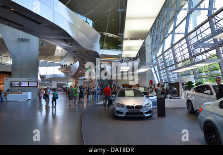 BMW Welt BMW World design architectural futuriste fantastique ! Munich, Bavière, Allemagne Banque D'Images