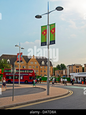 La gare d'Elstree & Borehamwood Elstree Studios proche, Hertfordshire, Angleterre, Royaume-Uni Banque D'Images