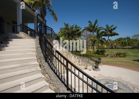 Centre d'escalier Fairchild Tropical Botanic Garden CORAL GABLES FLORIDA USA Banque D'Images