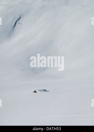 Ski à Flaine, Les Carroz, le Grand Massif, France Banque D'Images