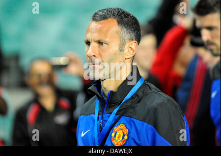 Sydney, Australie. 19 juillet, 2013. Ryan Giggs au cours de la séance de formation de Manchester United devant plus de 22 000 fans en avant de la pré saison d' match contre l'A-League All Stars à l'Allianz Stadium, Sydney. Credit : Action Plus Sport/Alamy Live News Banque D'Images