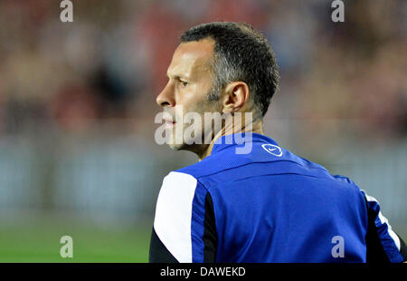 Sydney, Australie. 19 juillet, 2013. Ryan Giggs au cours de la séance de formation de Manchester United devant plus de 22 000 fans en avant de la pré saison d' match contre l'A-League All Stars à l'Allianz Stadium, Sydney. Credit : Action Plus Sport/Alamy Live News Banque D'Images