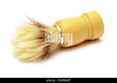 Blaireau isolated on white Banque D'Images