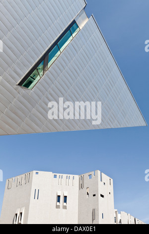 Le Frederic C. Hamilton et bâtiment Le bâtiment nord, Musée d'Art de Denver, Colorado, USA. Banque D'Images