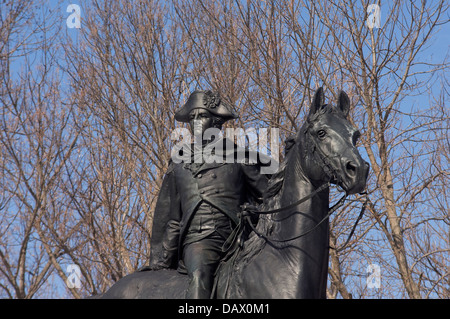 Statue équestre de Henry Knox à Valley Forge, Pennsylvanie. Photographie numérique