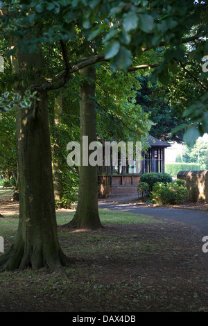 Ancien hangar à Abington Park Northampton Banque D'Images