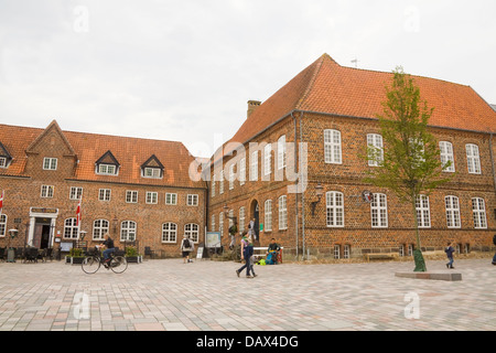 Ribe Danemark West Jutland du Sud Hôtel Dagmar et de l'UE Informations touristiques dans la région de Torvet Banque D'Images