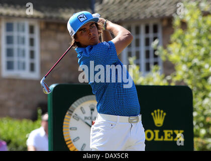 Muirfield, East Lothian, Scotland, UK. 19 juillet 2013. American Ricky Fowler en action au cours du deuxième tour de l'Open de Golf de Muirfield. Le championnat 2013 sera le 142e Open Championship tenue 18-21 Juillet à Muirfield Golf Links à Bouaye, East Lothian, en Ecosse. Credit : Action Plus Sport Images/Alamy Live News Banque D'Images