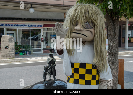 Sunakake Babaa personnage en costume de la série Manga Anime GeGeGe no Kitaro à Sakaiminato, Japon Banque D'Images