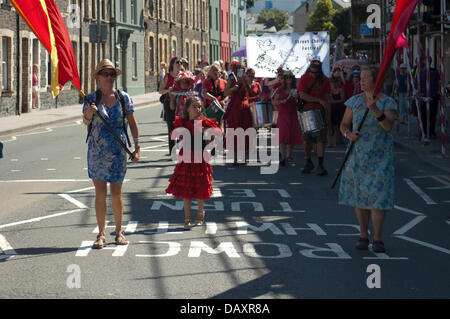 Aberystwyth, Pays de Galles, Royaume-Uni. 20 juillet. Célébrer sa 31e année, le Festival des Choeurs de rue a lieu le week-end dans l'ensoleillée, ville balnéaire d'Aberystwyth. Credit : Barry Watkins/Alamy Live News Banque D'Images