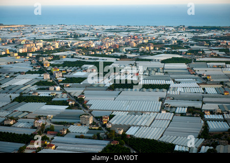 Asien, Türkei, Provinz Antalya, Kale (Demre), Myra, Gewächshäuser in der Ebene von Kale Banque D'Images