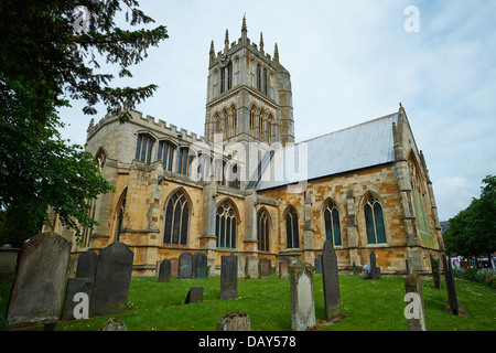 L'église St Mary Royaume-uni Leicestershire Melton Mowbray Banque D'Images