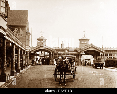 Cowes Entrée de Steamers Île de Wight début des années 1900 Banque D'Images