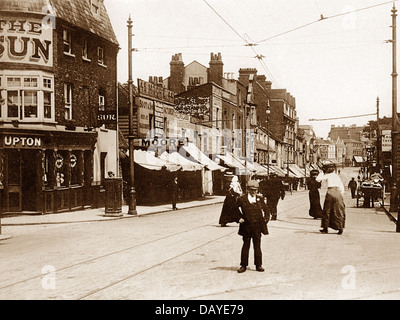 Gravesend Nouvelle route début des années 1900 Banque D'Images