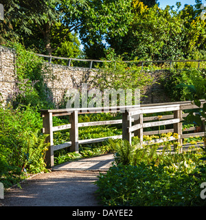 Par passerelle Jardin Robinson Banque D'Images