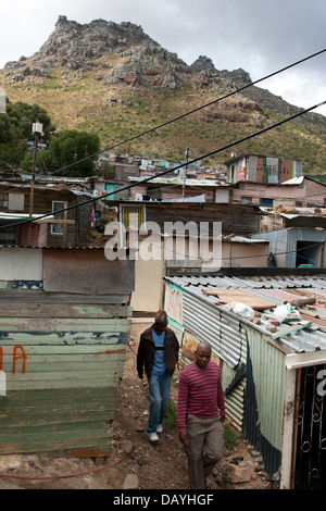 Bidonvilles de Imizamo Yethu township, Hout Bay, Cape Town, Afrique du Sud Banque D'Images