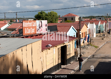 Township de Khayelitsha, Cape Town, Afrique du Sud Banque D'Images