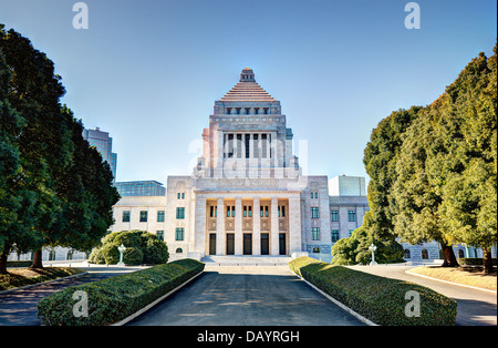 La Diète nationale Chambre du Japon. Banque D'Images