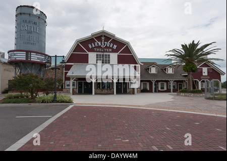 L'Barnstorm cinéma à Brownwood dans les villages, en Floride, USA. a 55 ans et au-dessus de la communauté de retraite. Banque D'Images